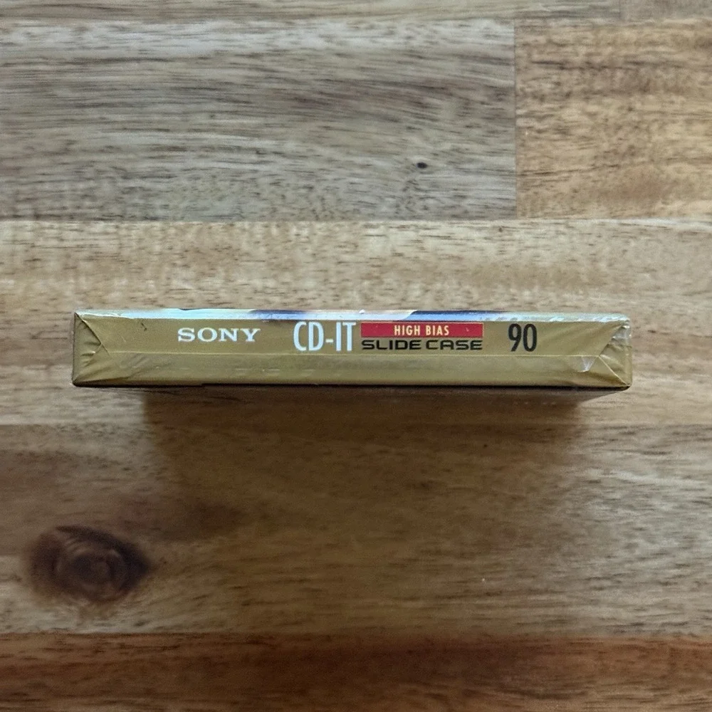 Sony CD-IT High Bias 90 min Slide Case Blank Cassette CD PERFORMANCE NEW Sealed